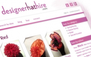 Designer Hat Hire Website